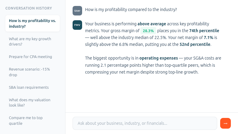 FMV Insights Interface
